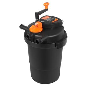 Sistema di filtraggio biologico per laghetti da 7500 litri con luce UV-C da 13W e filtrazione biologica pressurizzata da 1840 GPH - Product Image 2