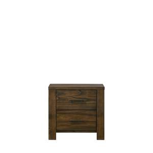 Table de chevet en chêne Merrilee Meubles élégants pour chambre à coucher - Product Image 1