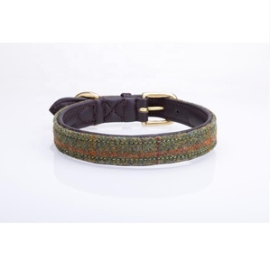 Saman Exports Premium Quality Handmade Leather <b>Dog</b> <b>Collar</b> Top Indian Supplier Manufacturer All Sizes Available - Product Image 2