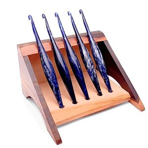 Aguja de Ganchillo Ergonómica de Resina Suave y Ecológica, Diseño Aerodinámico, Agarre Suave, 15 cm, 3 mm, Juego de Ganchillos de Color Personalizado - Product Image 4