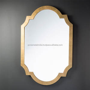 Miroir en métal personnalisé de qualité supérieure avec design standard, parfait pour la décoration intérieure et extérieure du bureau à domicile en Inde - Product Image 5