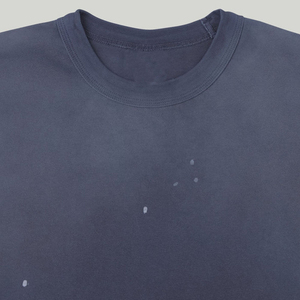 T-shirt en coton tricoté uni pour homme, col rond, manches courtes, coupe classique, vêtements décontractés - Product Image 4