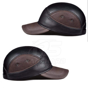 <b>Men</b> Leather Hats Image Style Stylish Adjustable Soft Material Outdoor Casual Winter Fashion Wear Custom Branding Bulk Supplier - Product Image 5