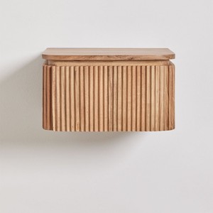 Mesita de noche rectangular Vandana Nova Optima 35x30 cm en madera de acacia Biljandi - Product Image 4