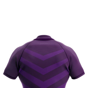 Maillot de rugby sublimé respirant à manches courtes en polyester haute résistance pour l'entraînement et les matchs d'été, logo personnalisé, ODM, vente en gros - Product Image 4