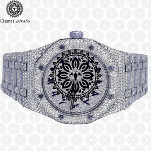 Charm Jewels Luxury Stainless Steel <b>Watch</b> 38mm Round Dial Sapphire Crystal Quartz Movement Women Fashion Design - Product Image 1