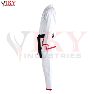 Judogi con Cinturón, Resistente para Entrenamiento y Competición, Transpirable, 100% Algodón, Ropa de Artes Marciales con Corte Automatizado, Trajes de Judo - Product Image 4