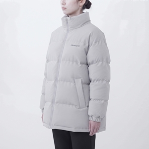 Veste matelassée pour femme Hawk Eye, col montant, fermeture éclair intégrale, manteau d'hiver, couleur unie, épaisse, chaude, rembourrage en polyester - Product Image 5