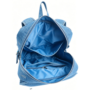 OEM Custom Women's Denim Business Casual Computer Bag Outdoor Travel Student Bag Multi-Functional Daily Use Bag - Product Image 6