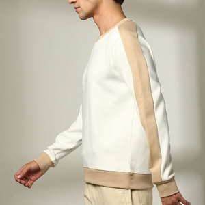 Sweat-shirt décontracté à manches longues pour homme, léger, pour tous les jours, coupe décontractée, en coton - Product Image 3