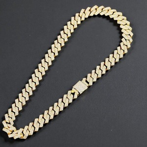 Cadena Cubana de Lujo Personalizada con Diamantes de Moissanita, Plata de Ley 925, Estilo Hip Hop, para Negocios de Joyería - Product Image 2