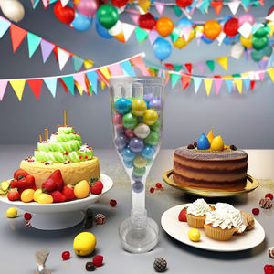 Caja de Dulces Ecológica Kwang Hsieh, Libre de BPA, de Plástico Transparente con Forma de Botella de Vino, para Fiestas y Bodas - Product Image 5