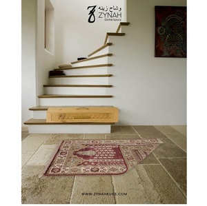 Alfombra de oración de viscosa de lujo Sacred Stillness, de venta al por mayor, con construcción duradera y diseño clásico, disponible al mejor precio. - Product Image 1