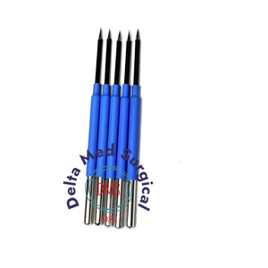 5 pièces d'électrodes électriques en tungstène pour arthroscopie, pointes de cautérisation de 55 mm, certifiées CE - Product Image 1