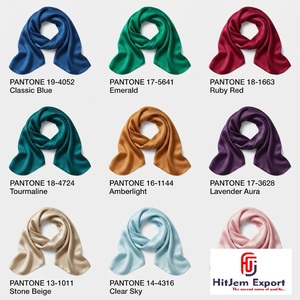 Luxury Neckwear Woven Fabric Mill Cotton Polyester Viscose Blend for Designer <b>Scarf</b> Collections Private Label Bulk - Product Image 3