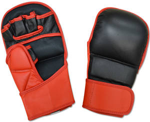 Gants de boxe MMA avec support de poignet, gants confortables et protecteurs pour le kickboxing, les arts martiaux, la boxe - Product Image 1
