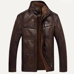 Chaqueta de Motociclista de Cuero Vacuno para Hombre, Precio Económico al por Mayor, Colección de Invierno, con Capucha y Cuello Alto, Estilo Urbano - Product Image 3
