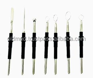 Juego de Electrodos Profesionales Ellman Estilo Surgitron Reutilizables Negros |   Herramientas Monopolares/Bipolares para Uso Médico - Product Image 1