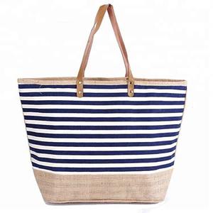 Bolsa de Yute a Rayas de Suministro Directo de Fábrica para Uso en Supermercados y Tiendas de Comestibles, Disponible para Suministro Mundial - Product Image 1