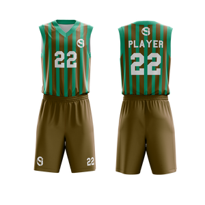 New Arrival Men's Basketball Uniform Best Selling Professional Quality Trending Latest Design Breathable Basketball Set For Men - Product Image 3