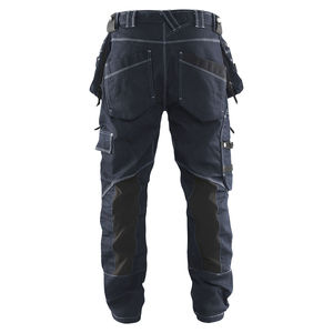 กางเกงผู้ชายแบบสะท้อนแสงสำหรับงานนิรภัย ผ้าคอร์ดูรอย ทรงตรง เสริมเข่า ทนทาน มีกระเป๋าอเนกประสงค์ ใส่เครื่องมือได้ - Product Image 3