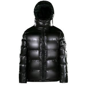 Haute qualité hommes noir brillant doudoune bulle manteau rembourré manteau hommes vers le bas bulle hiver personnalisé bouffant vestes 2024 - Product Image 1