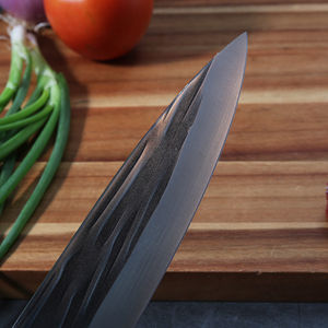 Cuchillo de Chef Forjado a Mano de 7.5 Pulgadas con Mango de Acero Inoxidable, Alta Dureza, Cuchillo de Cocina para Pescado, Cuchillo de Cocina con Mango de Madera de Ramas Ácidas - Product Image 4
