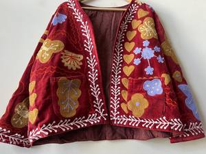 Blouson Bomber Unisexe en Coton Tissé Matelassé Brodé à Col Montant, Manteau d'Hiver Coupe-Vent Respirant Écologique Réversible - Product Image 6