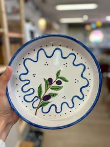 Plats à riz en céramique plaquée de qualité supérieure, élégants et modernes, vaisselle élégante avec des détails classiques intemporels pour les repas quotidiens - Product Image 2