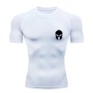 <b>Men</b> Rash Guard <b>Compression</b> <b>Shirts</b> <b>for</b> <b>Men</b> Gym Workout Running T <b>shirt</b> Summer Athletic Quick Dry Tees Tops Short Sleeve - Product Image 3