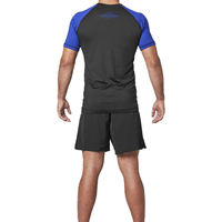 Rashguard BJJ à manches longues tendance avec logo personnalisé, coupe compressive, pour MMA et grappling, respirant et anti-humidité