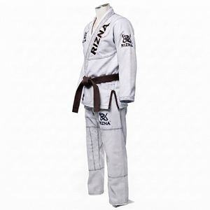 Kimono d'entraînement BJJ en coton 100% avec coutures Tatami, logo personnalisé sur le devant, durable, respirant, unisexe, adulte, directement de l'usine - Product Image 5