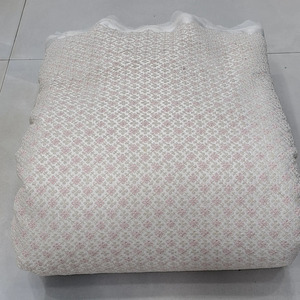 Tissu en polyester georgette respirant imprimé et brodé, écologique et de qualité supérieure, pour robes de mariée et sacs de créateur - Product Image 3