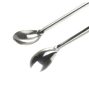 BAFA INSTRUMENTOS QUIRÚRGICOS Cuchara de Laboratorio de Acero Inoxidable Plateado de 20 cm con Empuñadura Ergonómica Certificada CE, Espátula de Doble Extremo/Laboratorio - Product Image 2