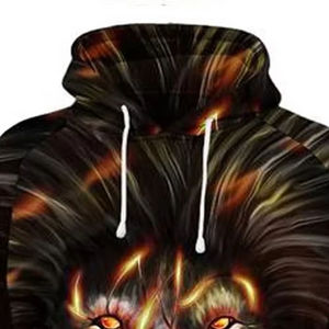 Sweat à capuche streetwear pour homme, 100% coton, imprimé par transfert thermique, personnalisé selon votre design, uni, avec poche, pour l'hiver - Product Image 5