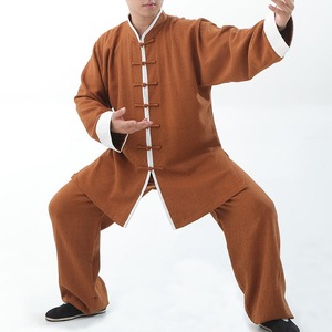 Breathable Stretch Quick Dry Unisex Wholesale Kung Fu Uniforms Martial Arts Wear 100% Cotton Durable <b>Light</b> Weight Custom Logo - Product Image 1