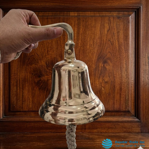 Campana Decorativa de Metal Dorada Tradicional Daystar Trade, Escultura de Pared para Entrada de Casa, Decoración para el Hogar, Diseño Personalizado con Escenas de la Naturaleza - Product Image 2
