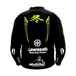 Axel Bassani Rawasaki Black Motorbike Cowhide/Kangaro Leather Track Riding/Racing Made To Measure Hump Biker Jacket CE <b>Protector</b> - Product Image 3