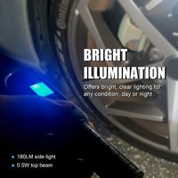 LEMATEC LE-A001 Jauge de pression des pneus numérique 2-en-1 pour voiture avec lumière LED (Précision 3-150 psi, Affichage LCD 1%, Résolution 0,1 psi, 500 mAh)