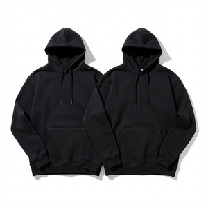 Sweat-shirt à capuche uni doublé pour l'hiver, unisexe, idéal pour l'impression et la broderie personnalisées (vente en gros) - Product Image 5