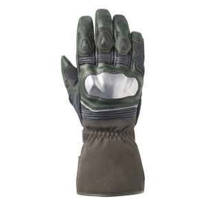 Gants de course SAAR INDUSTRIES Alpha, en cuir, avec protection complète des doigts, paume en cuir, sangle de poignet réglable, fermeture auto-agrippante, imperméables - Product Image 3