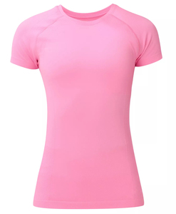 Camiseta Deportiva Corta sin Costuras para Mujer, Talla Grande, Impermeable, a la Moda, para Fitness y Yoga - Product Image 2