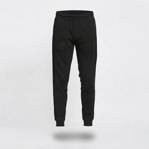 Custom Men's Black Tracksuits <b>Sets</b> Stand Collar Zipper Jacket Sweatpants Casual Breathable Polyester Cotton <b>Knitted</b> Autumn Wear - Product Image 5