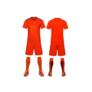 Maillot de football américain jaune et bleu pour homme, kit à manches courtes, col en V, évacuation de l'humidité, toutes saisons, uniforme adulte, sublimation - Product Image 6