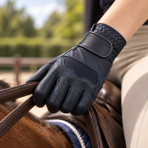 Gants d'équitation d'hiver professionnels personnalisés OEM, unisexes, antidérapants, en cuir, à doigts entiers, couleurs/logo/taille personnalisés, les meilleurs - Product Image 6