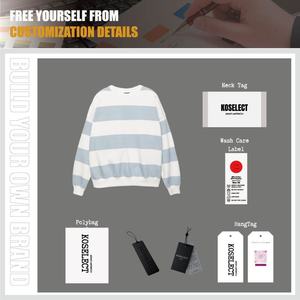 เสื้อพูลโอเวอร์ผ้าเฟรนช์เทอร์รี่คุณภาพสูงแบบวินเทจ OEM หนัก 300 กรัม สีพื้น ย้อมเรียบ พร้อมพิมพ์ลาย 100% ผ้าฝ้าย คอกลม ใส่ได้ทั้งชายและหญิง - Product Image 2