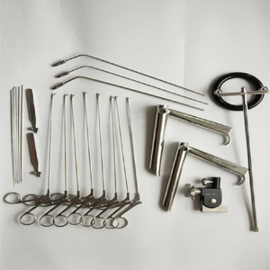 ชุดเครื่องมือส่องกล่องเสียงทางการแพทย์พร้อมแท่นวาง สำหรับการผ่าตัดกล่องเสียงขนาดเล็ก ชุดเครื่องมือผ่าตัดกระดูกและข้อ ทำจากสแตนเลสสตีล ยี่ห้อ PENTAX - Product Image 5