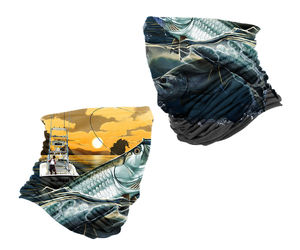 Cache-cou multifonctionnel respirant et extensible avec protection UV et imprimé monstre marin pour la pêche et les sports de plein air (vente en gros) - Product Image 3