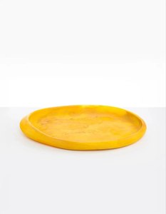 Swirled Resin Serving Tray Green Marbled Design Glossy Finish Modern Style Tableware Storage Trays Single Tier At Best price - Product Image 2