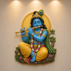 Sculpture murale 3D artisanale traditionnelle haut de gamme en fibre de verre de Lord Ganesha et de Lord Shiva pour la décoration spirituelle de la maison et du temple - Product Image 4